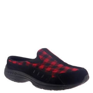 NWT Easy Spirit Travel Time Mule. Red Plaid. Size 6.
